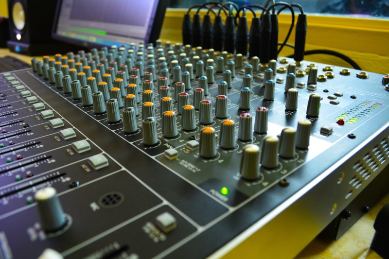 push button, knob, Equipment, nightlife, mixer, audio equipment, audio, electric mixer, no people, recording studio, concert, arts culture and entertainment