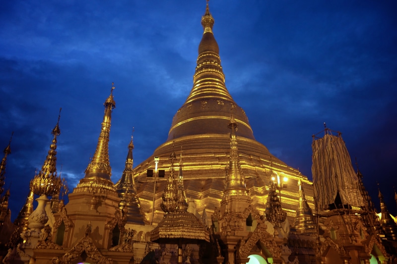 5K, shwedagon pagoda