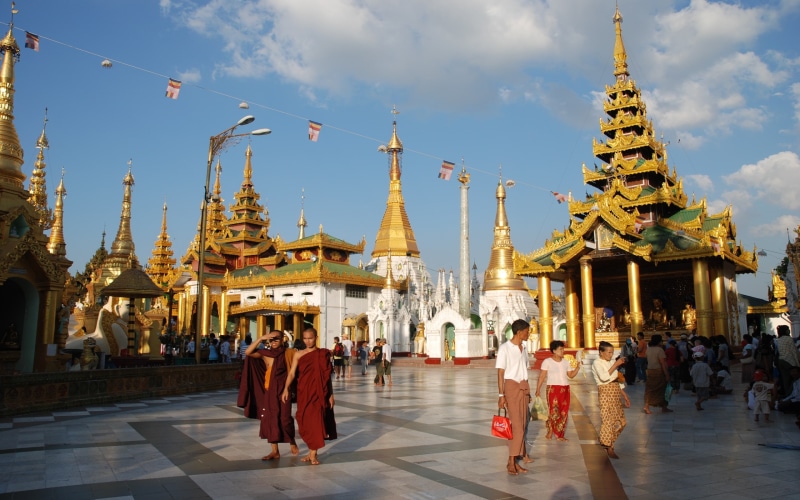 pagoda, yangon, 2K, shwedagon