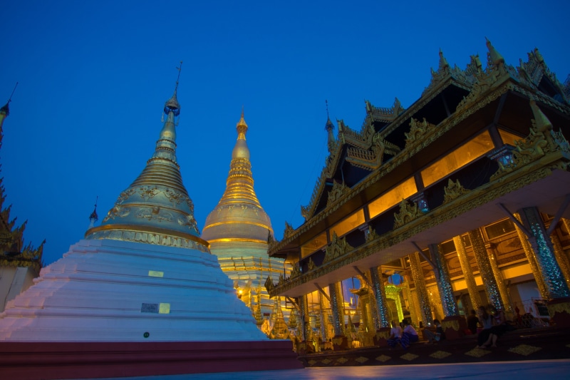 4K, spire, nature, luxury, religion, pagoda, belief, travel destinations, yangon-myanmar, architecture, history, sky, shwedagon pagoda, gold colored, ornate