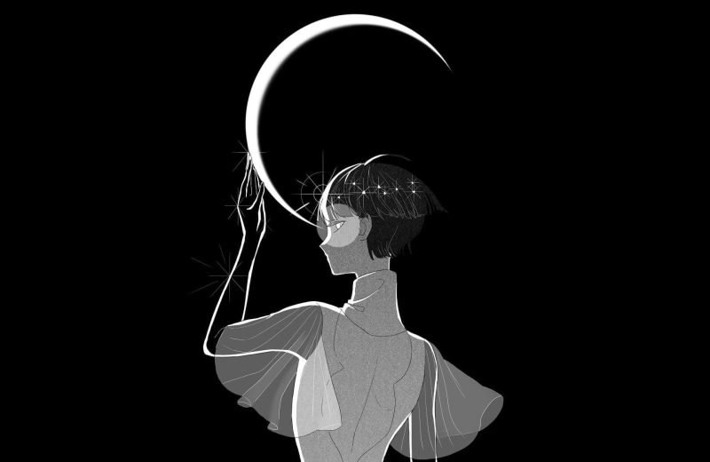 anime, anime girls, monochrome, Phos (Houseki no Kuni), Houseki no Kuni, 1080P