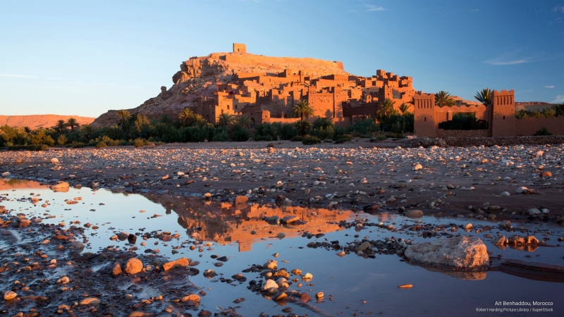 Architecture, 2K, benhaddou, ait, morocco