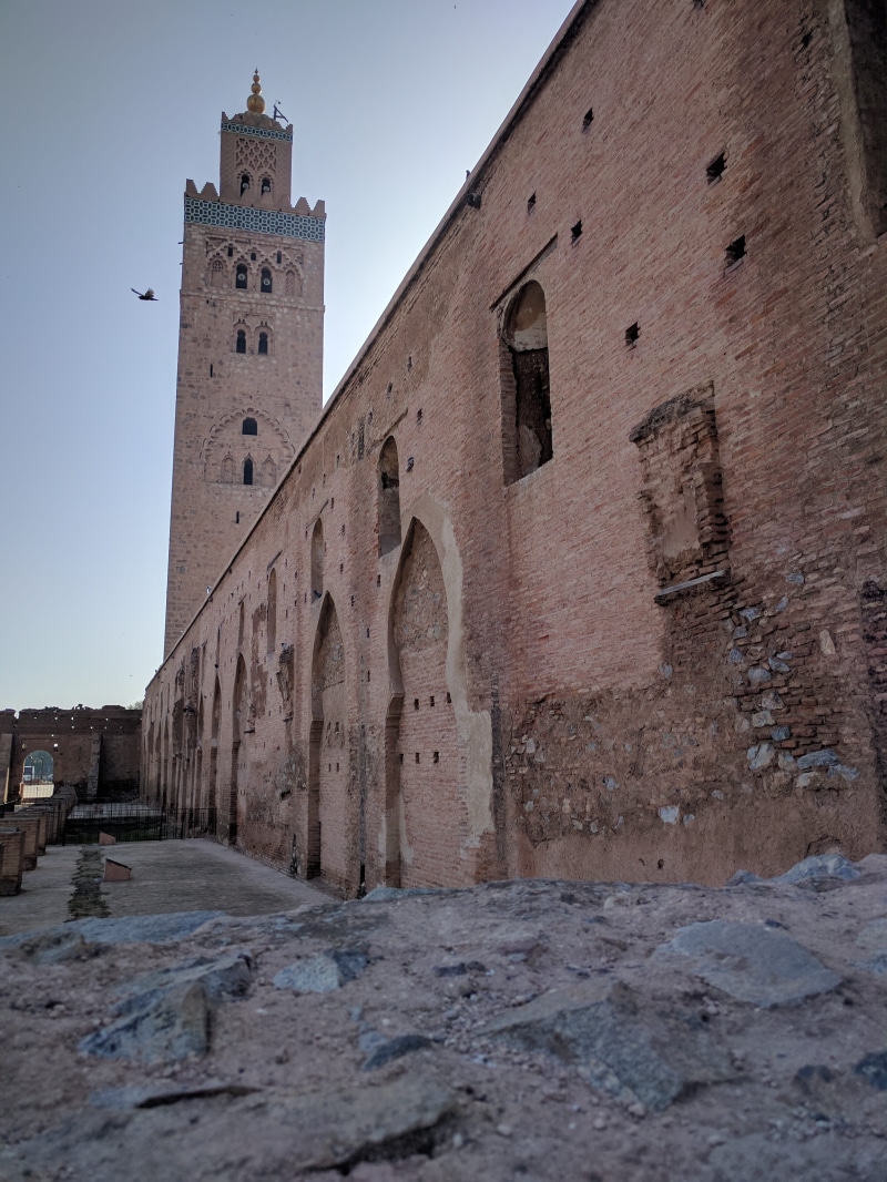 koutoubia mosque, tower, morocco, architecture, mosque, building, built structure, sky, marrakesh, religion, day, nature, belief, place of worship, koutoubia