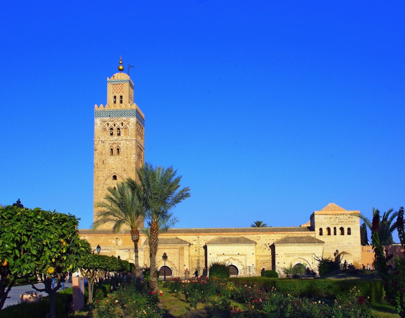 morocco, blue, brown, day, light, the past, 2K, mosque, building exterior, built structure, low angle view, no people, place of worship, minaret, trees
