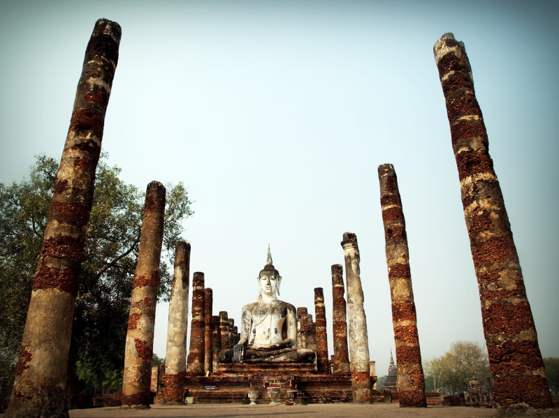 vintage, phuket, lilly, history, beautiful, india, sunset, asia, ayutthaya, figurehead, outdoor, architectural column, mai, buddha, statue, reflex, art