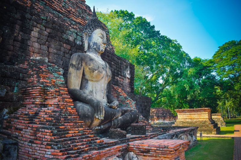 human representation, buddha, east Asian Culture, ancient civilization, architecture, male likeness, statue, creativity, ayuthaya, place of worship, spirituality