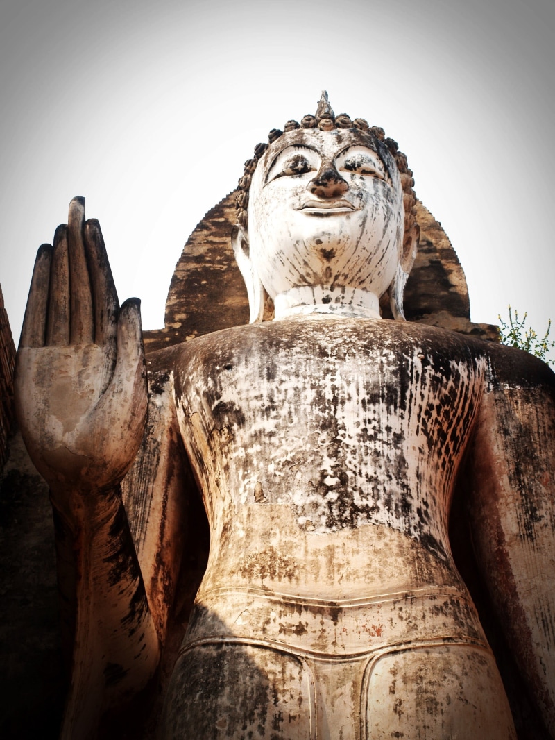 cambodia, beautiful, asia, culture, old, vintage, sculpture, mai, phuket, tourism, reflex, representation, mirror, temple, ayutthaya, history, statue, sky