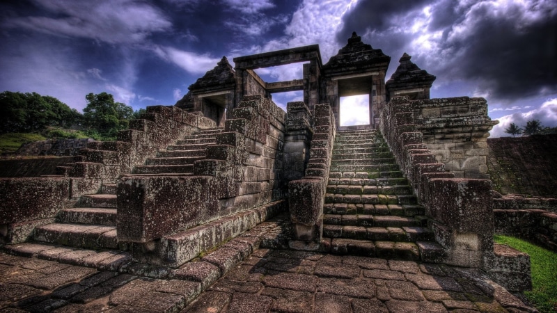 Ratu Boko, Buddhist Temple, Java (Indonesia), 1080P, Ruin, Archeological Site, Temple, Stairs, Indonesia, Temples, Prambanan