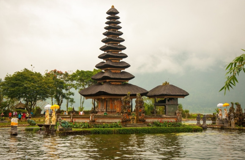 Temple, Pura Ulun Danu Bratan, 1080P, Bali, Indonesia, Temples