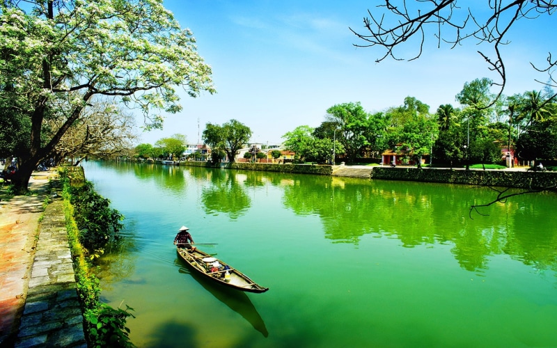 sightseeing, green, city, river, hd, 1080P, desktop, imerial, hue, spring