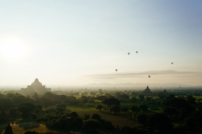 history, beauty in nature, travel destinations, balloon, outdoors, place of worship, scenics - nature, spirituality, tree, ancient civilization, no people