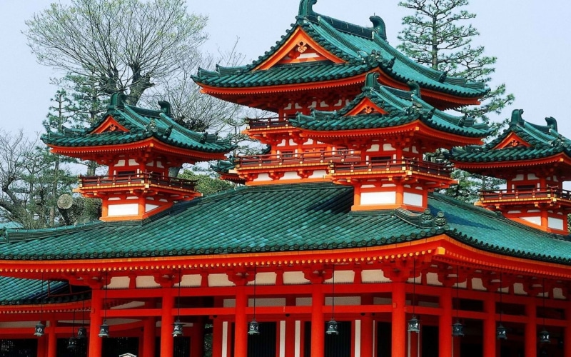 Heian Shrine, 1080P, Religious