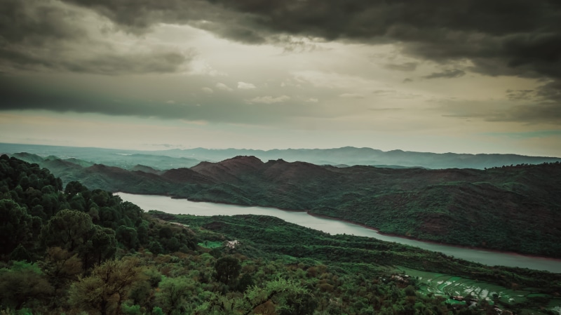 green color, plant, pakistan, islamabad, tranquil scene, north, tranquility, idyllic, tree, retina, love, nature, feel, clouds, mountain range