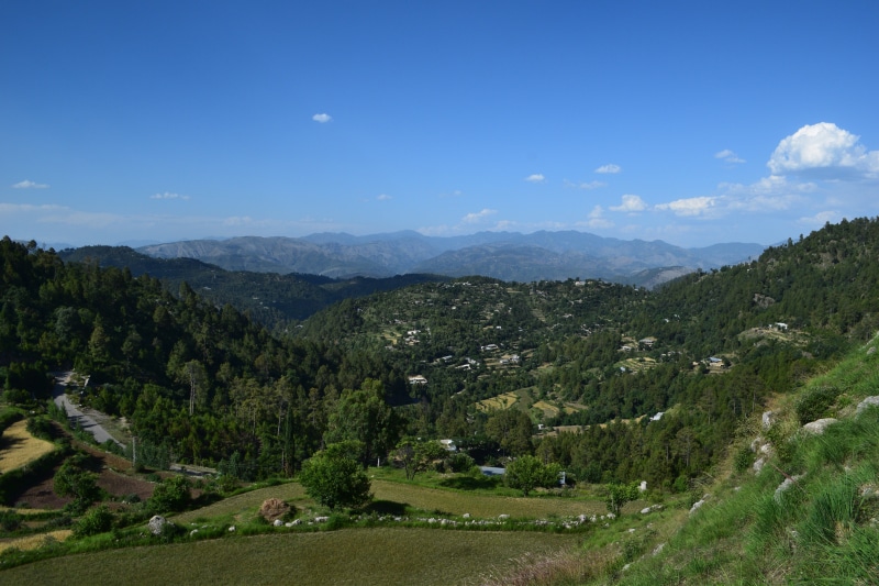 5K, beauty in nature, no people, clouds, environment, landscape, nature, mountain range, day, green, tranquil scene, plant, islamabad, hills, idyllic