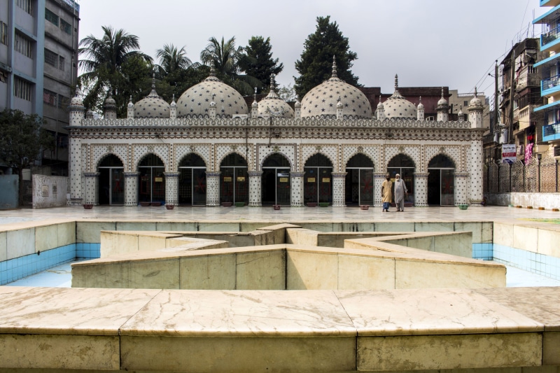 sky, public domain, 5K, water, holy temple, built Structure, islam, courtyard, building, Dhaka, nature, Bangladesh, Mosque, outdoors, day, religion, sunlight