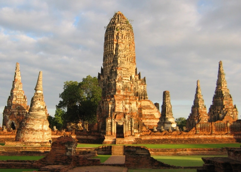 ruins, architecture, photos, nature, religion, cultures, statue, public domain, 720P, archaeology, place of worship, tourism, cloud - sky, sky, pagoda