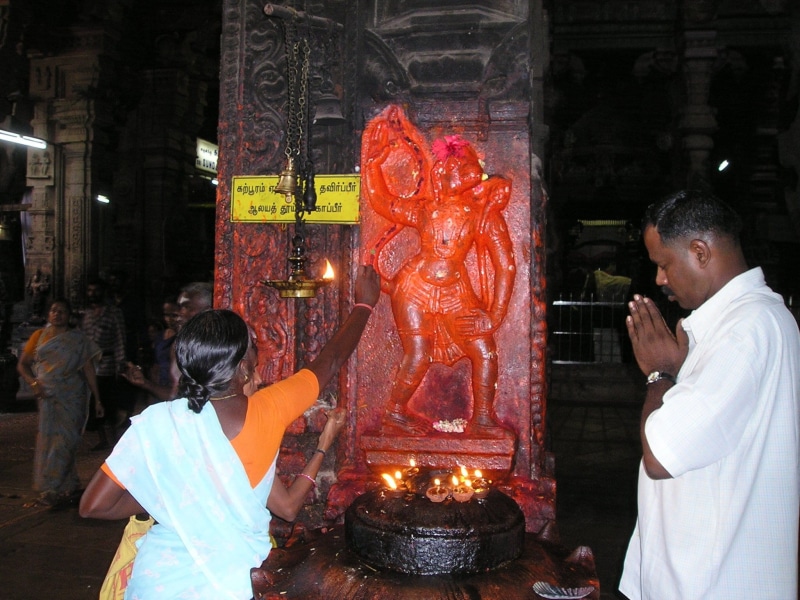 india, architecture, temple, belief, faith, men, red, built structure, madurai, lifestyles, praying, tower, women, illuminated, standing, waist up, people