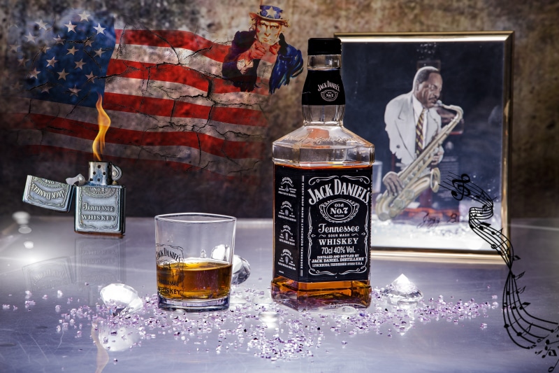 digital composite, glass - material, cold temperature, business person, bottle, drip, indoors, jar, men, business, creativity, spirit, bar, whiskey sour