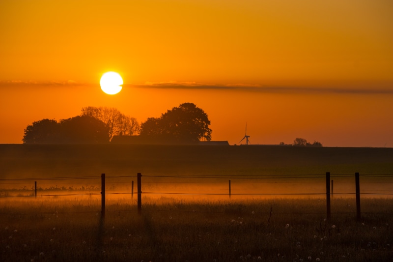 solen, state, outdoors, view, sun, ef, dimma, s18, mist, silhouette, tranquil Scene, dusk, summer, geo:location, sunrise, sea, city, model, countryside