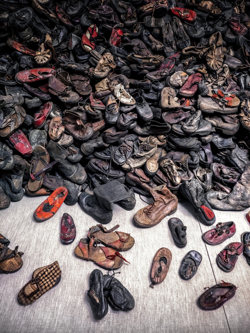 vacation, variation, krakow, portfolio, abundance, unnamed road, auschwitz, color, food, pile, museum, food and drink, shoes, memorial, shoe, clothing