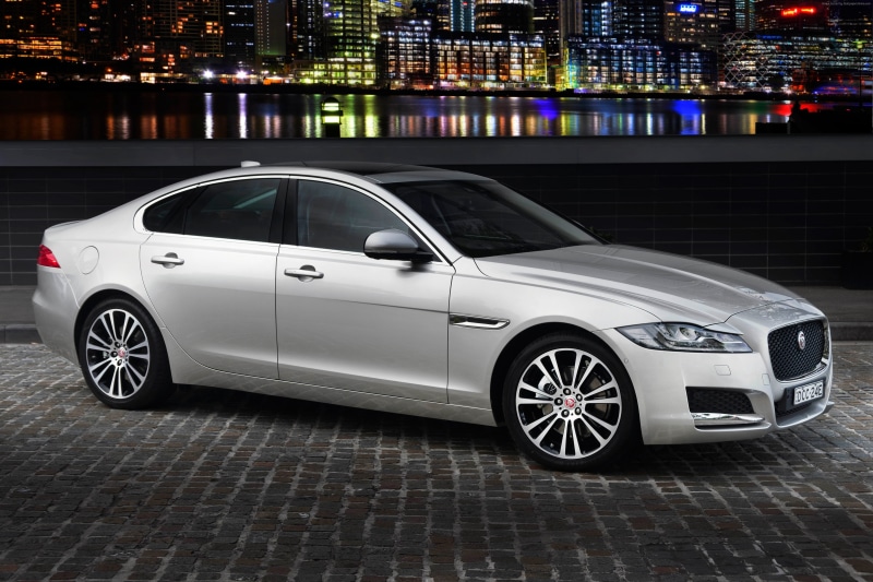 Jaguar XF Portfolio, 4K, grey, sedan