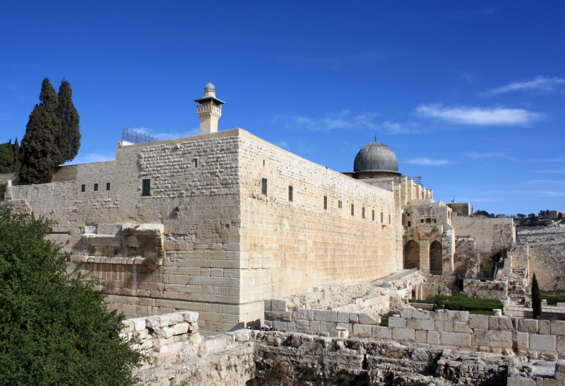 old buildings, monuments, travel destinations, building exterior, ancient civilization, the building of the temple, Monument, 4K, Israel, Jerusalem, place of worship