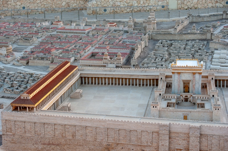 israel, the past, architecture, built structure, no people, 4K, travel destinations, culture, outdoors, high angle view, art and craft, temple, building