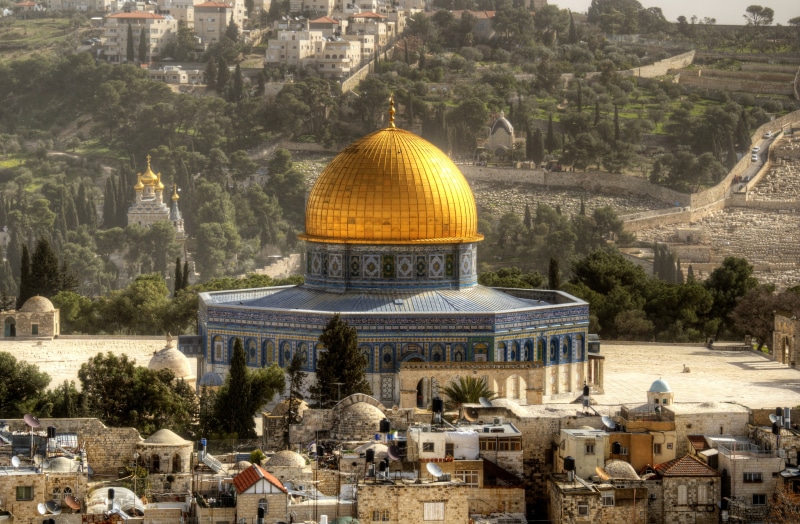landscape, home, Israel, Jerusalem, 4K, temple, the dome