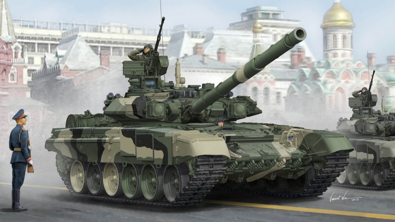 2K, armed forces, Kazan Mother Of God, tank, army, military, green, day, weapon, caliber, government, aggression, built structure, MBT, T-90A, transportation