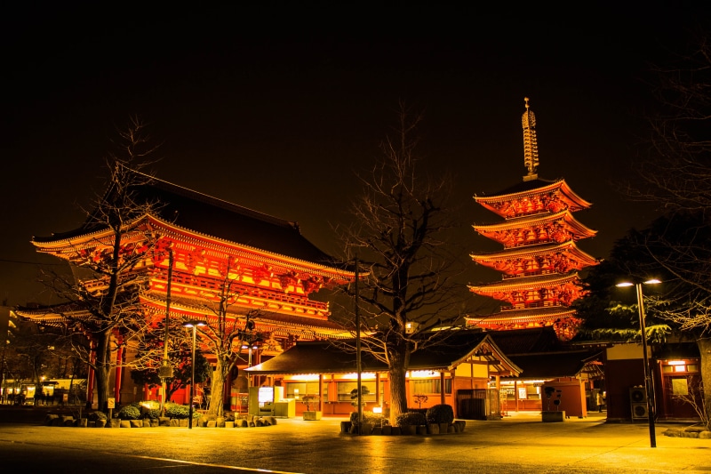 history, street light, building, nature, architecture, warm, travel destinations, attractions, lighting equipment, building exterior, asakusa, night view