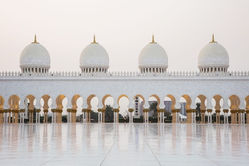 building exterior, travel destinations, travel, belief, flooring, spirituality, place of worship, no people, 4K, mecca, tourism, tile, tiled floor, courtyard