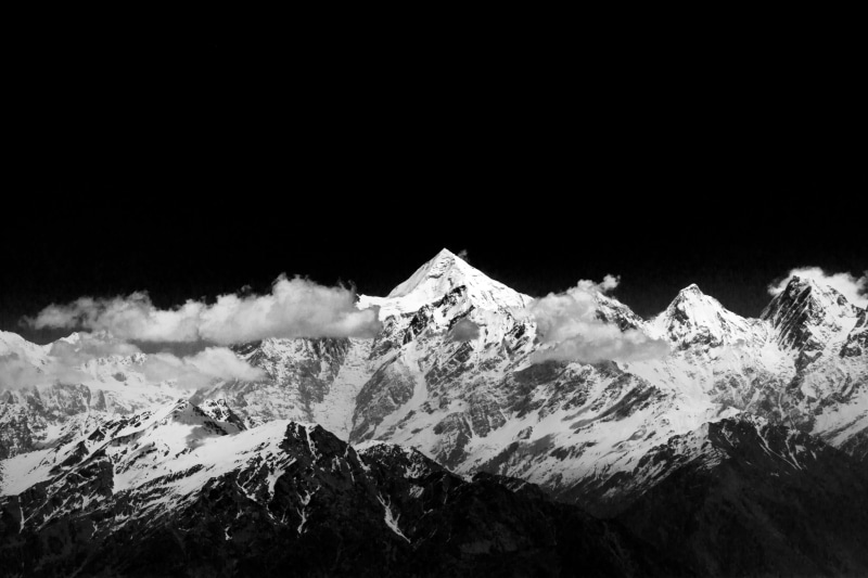 snowcapped mountain, environment, formation, mountains, nature, 4K, mountain peak, himalayas, glacier, tranquility, winter, cold temperature, no people