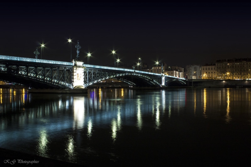 architecture, river, sky, 1080P, arch bridge, bridge - man made structure, connection, night, street light, photography, bridge, gray, waterfront, lights