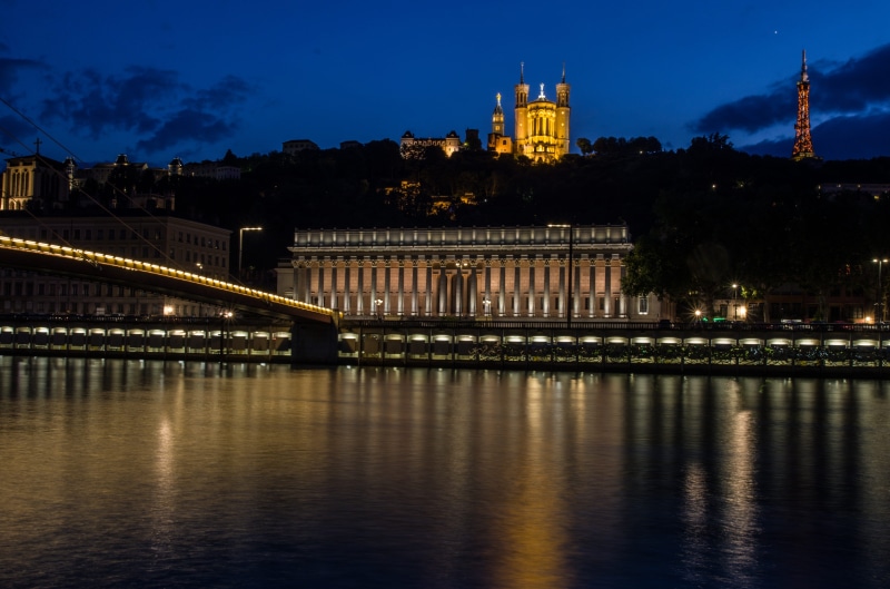 france, blue hour, night, outdoors, docks, travel, saone, built structure, no people, nature, travel destinations, bridge - man made structure, bridge