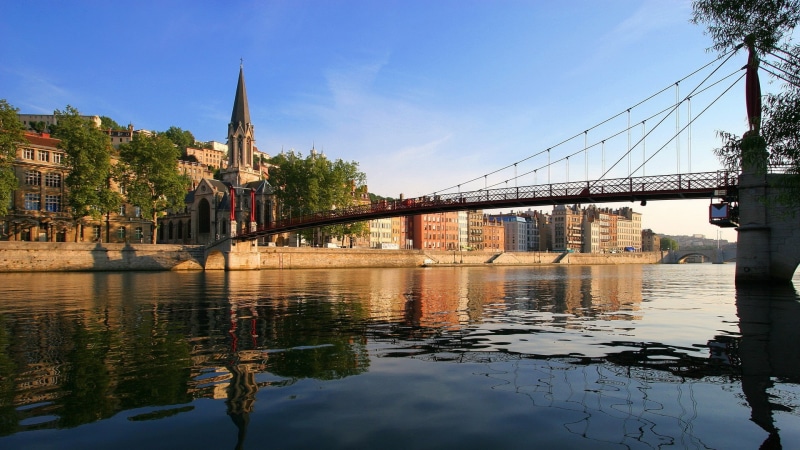 bridges, landscapes, 1080P, cityscapes, rivers, lyon, saa