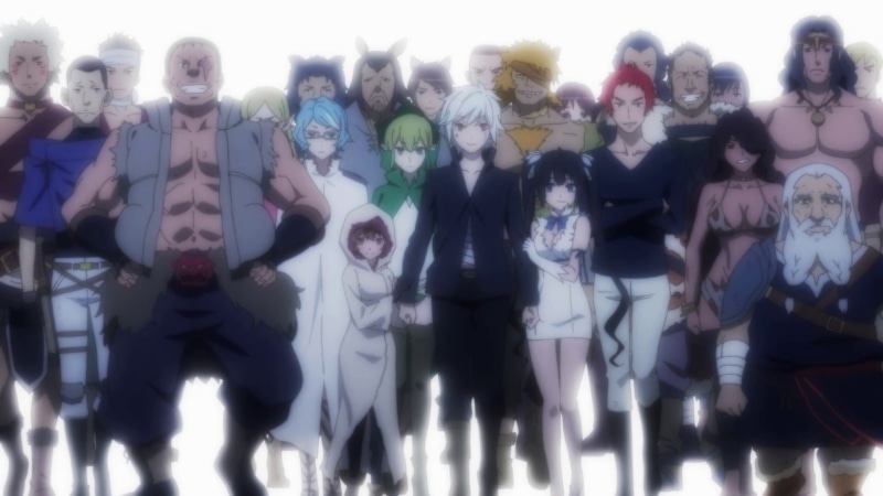 Welf Crozzo, Asfi Al Andromeda, Liliruca Arde, Canoe Belway, Ryuu Lyon, Gareth Landrock, Bell Cranel, Mord Latro, Is It Wrong to Try to Pick Up Girls in a Dungeon?