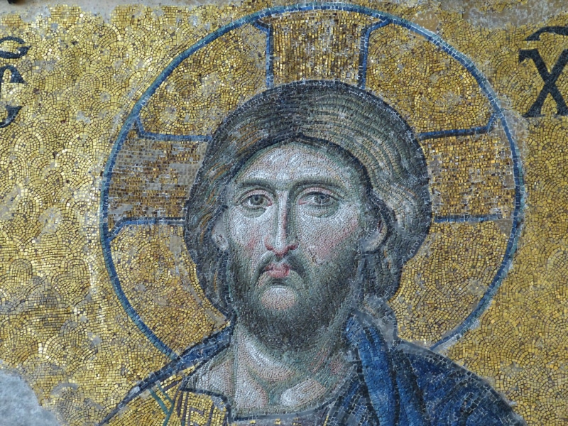 leisure activity, portrait, 2K, historically, cross, front view, real people, circle, byzantine, representation, day, image, lifestyles, christ, antique