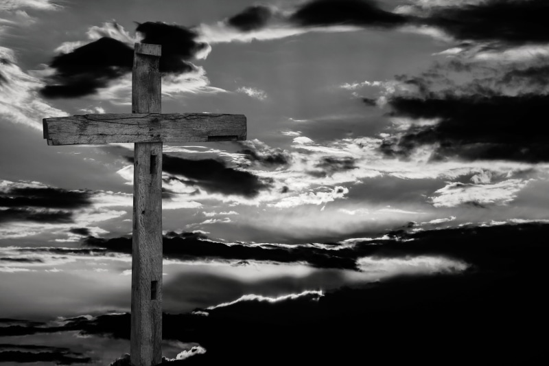 cross, spirituality, 5K, sky, christ, cross shape, tranquil scene, dramatic sky, suffering, belief, easter, outdoors, the cross of jesus, cloud - sky