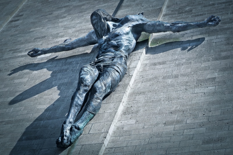 faith, statue, christianity, the past, stone, church, son of god, sculpture, black color, christ, bronze, cross, man, clinic, nature, day, christen, crucifixion