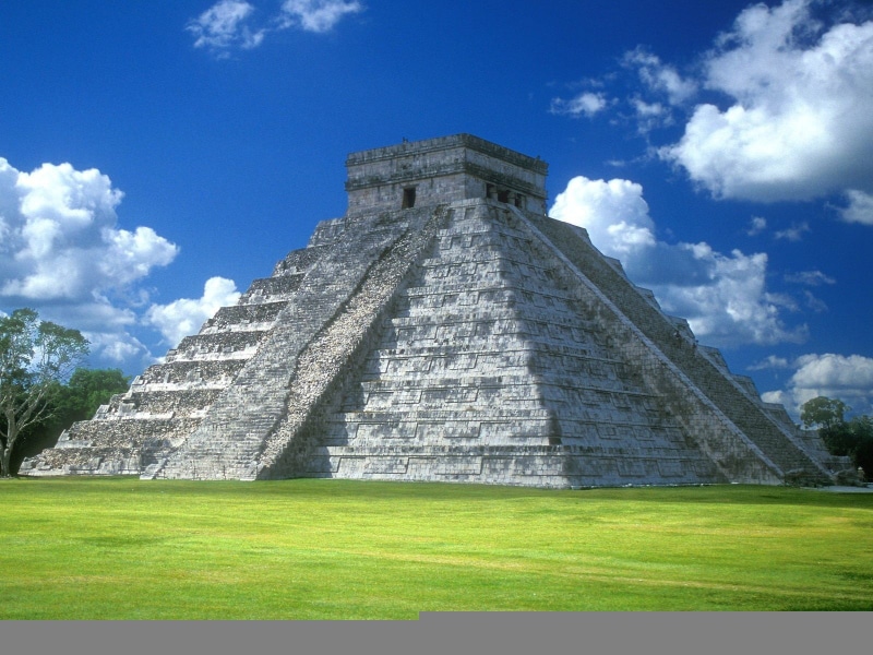 uNESCO World Heritage Site, built Structure, building Exterior, stone Material, no People, cultures, plant, yucatan Peninsula, the Past, kukulkan Pyramid