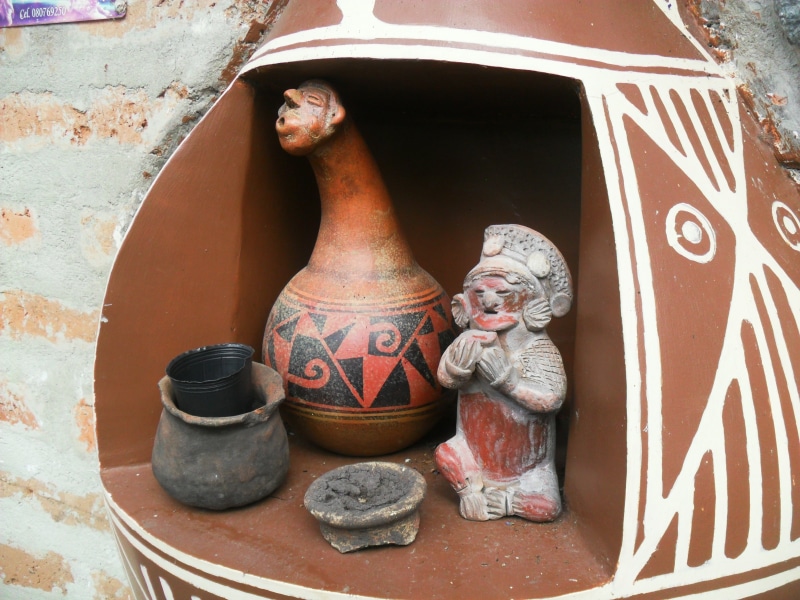 representation, ceramics, architecture, craft, wall - building feature, art and craft, pre columbian, high angle view, sculpture, human representation