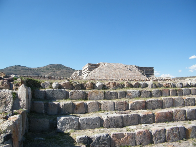 archaeology, stone wall, tourism, solid, architecture, ancient civilization, 2K, stone material, old, mexico, prehispanic, nature, wall, ruined, ladder