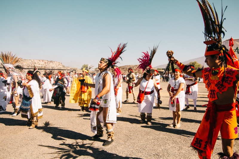 warm, real people, mexico city, marching band, performance, san juan teotihuacan de arista, backpacking, sky, men, musician, sunlight, festival, outdoors
