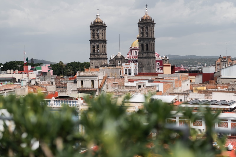 tourism, no people, puebla city, sky, place of worship, 8K, belief, architecture, water, mexico, nature, travel destinations, built structure, building
