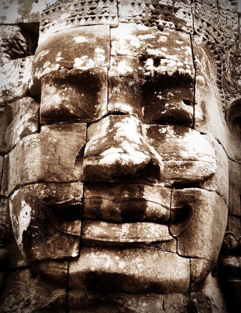 male likeness, archeology, temple - Building, reflection, hindu, tower, sculpture, sky, ruin, unesco, asia, wisdom, site, art and craft, closeup, ancient civilization