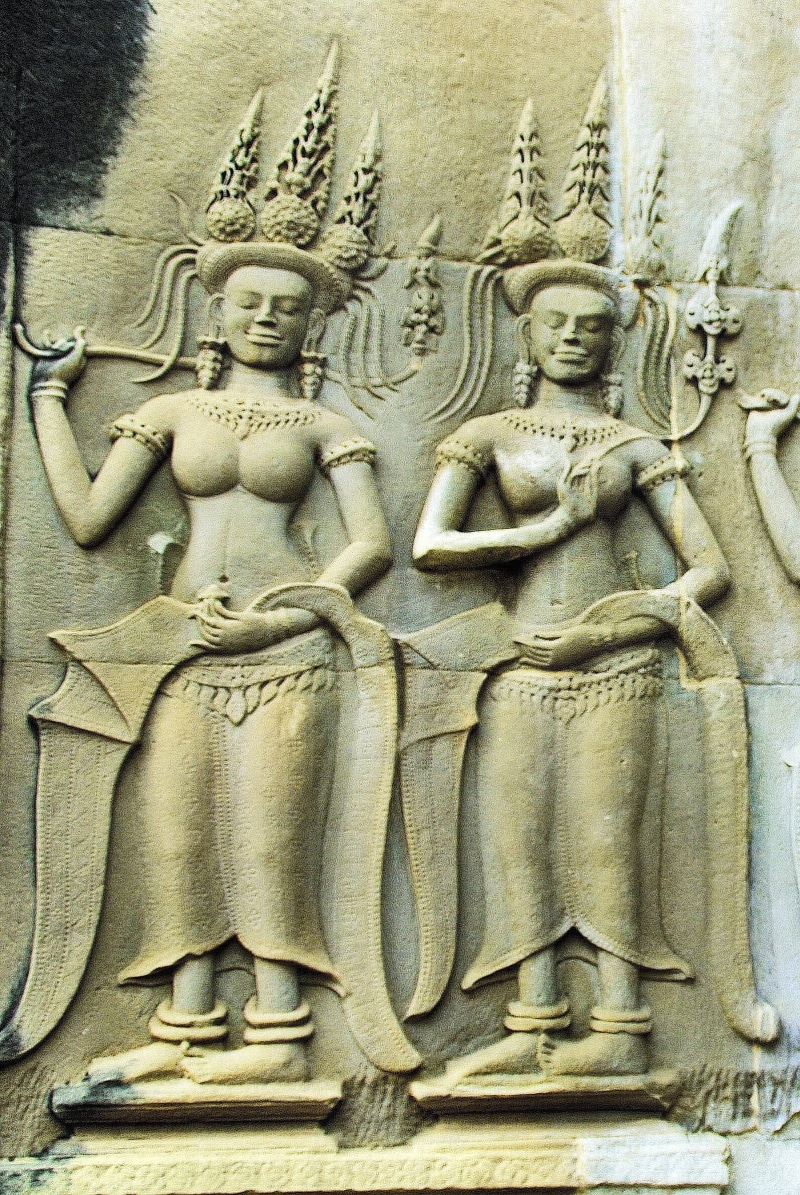 the past, bas relief, bayon, carving - craft product, statue, 1080P, belief, angkor thom, representation, history, angkor, art and craft, carving, no people