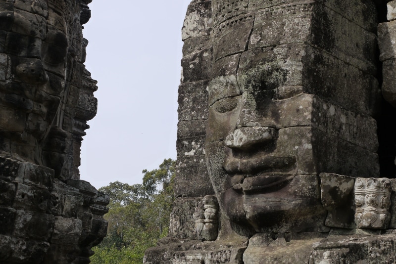 travel, religion, carving - craft product, no people, ruins, bayon temple, built structure, angkor wat, outdoors, spirituality, cambodia, belief, tourism
