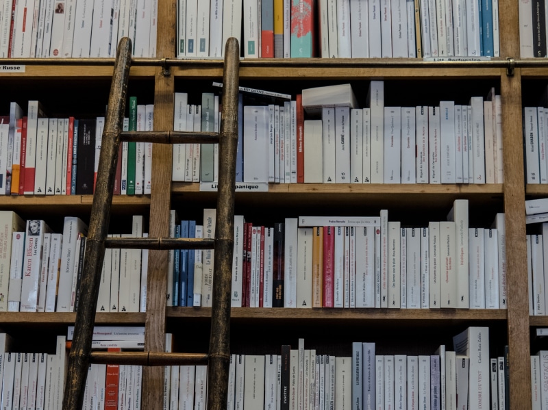shelving, meet, in a row, 4K, wood - material, read, order, publication, text, library, culture, volumes, no people, choice, collection, book, shelf, title