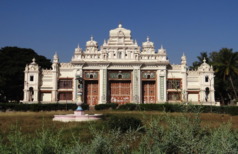 maharaja, mysuru, heritage, palace, indian, plant, architecture, architectural column, outdoors, mysore, 4K, built structure, facade, nature, travel, karnataka