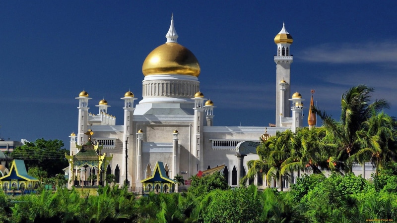 mosque, brunei, ali, desktop, saifuddin, bandar, omar, 1080P, islamic, sultan, sultanate, seri, begawan, capital, hd